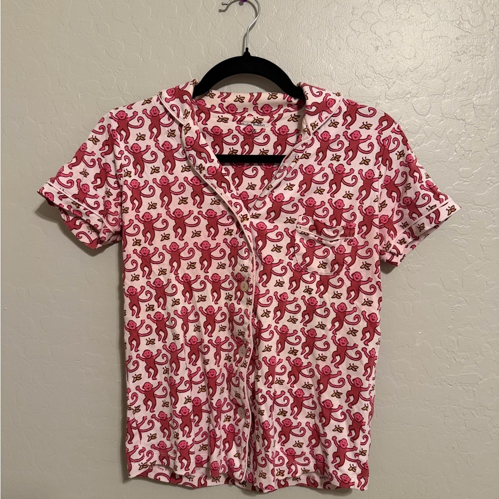 Roller Rabbit Monkey Polo Pajama Top